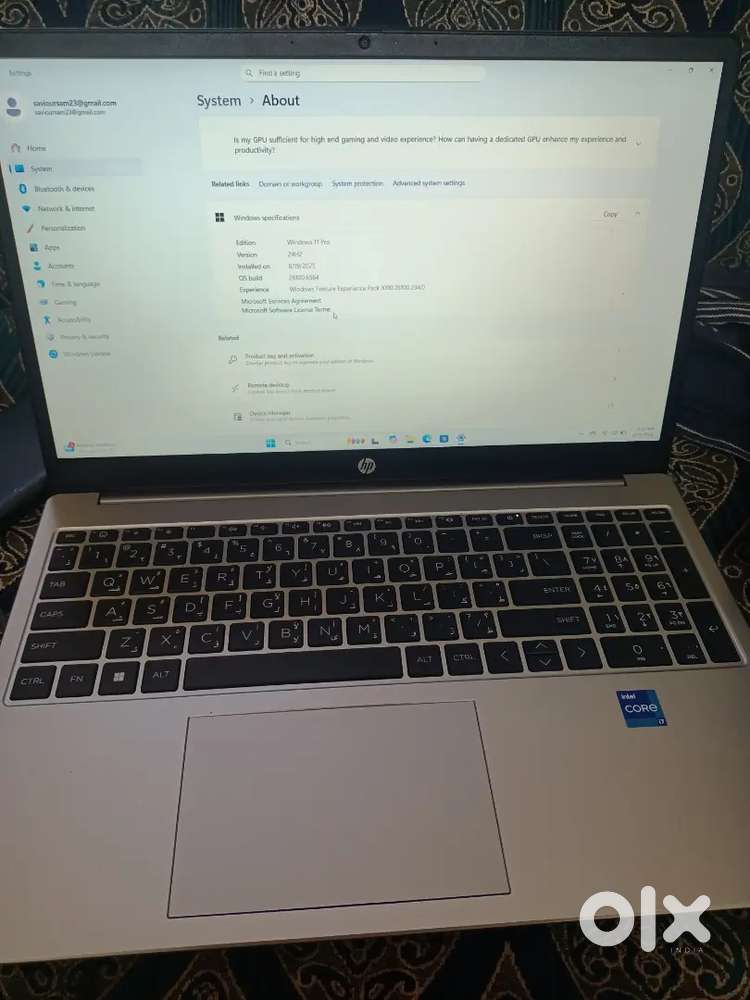 HP laptopHP Intel 13 gen i7