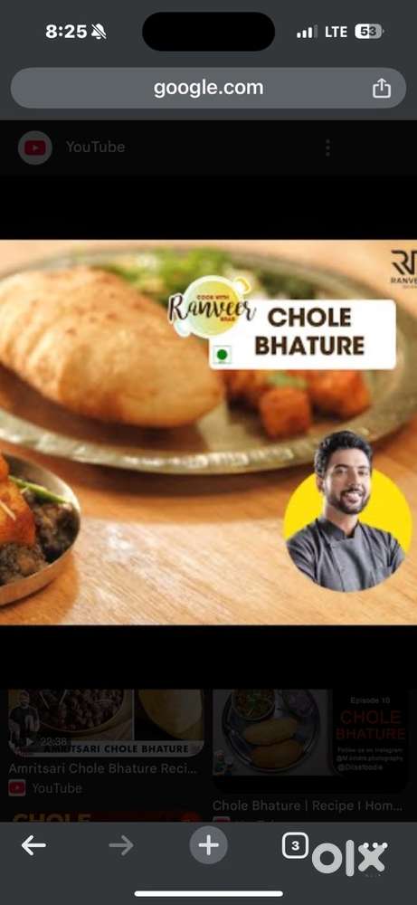 Chole bhature worker