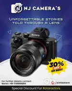 Sony Cameras for Rent in Coimbatore