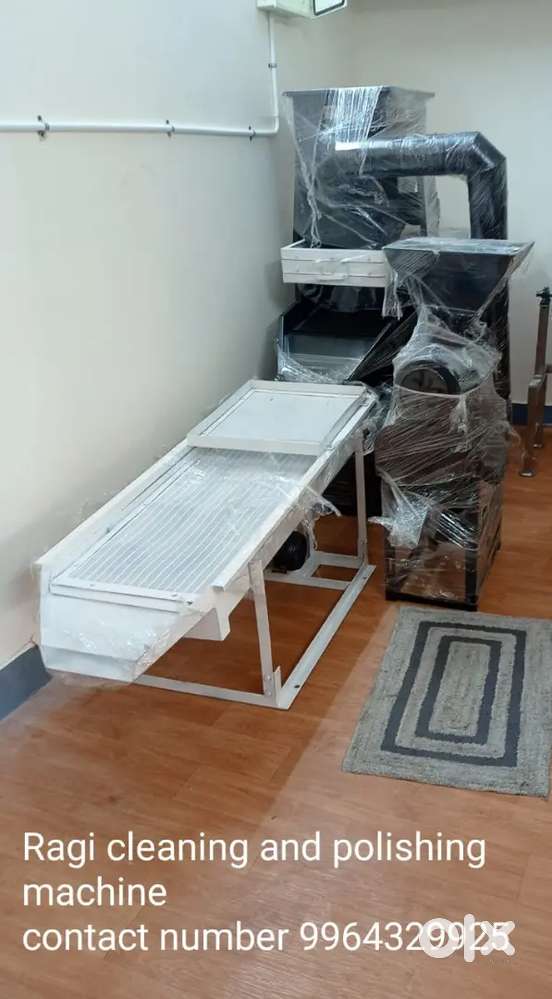 Ragi poshing and cleaning machine