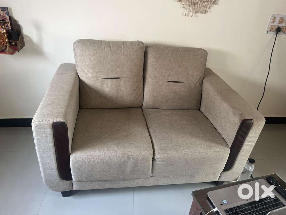 Homecenter Sofa in Beige and Brown