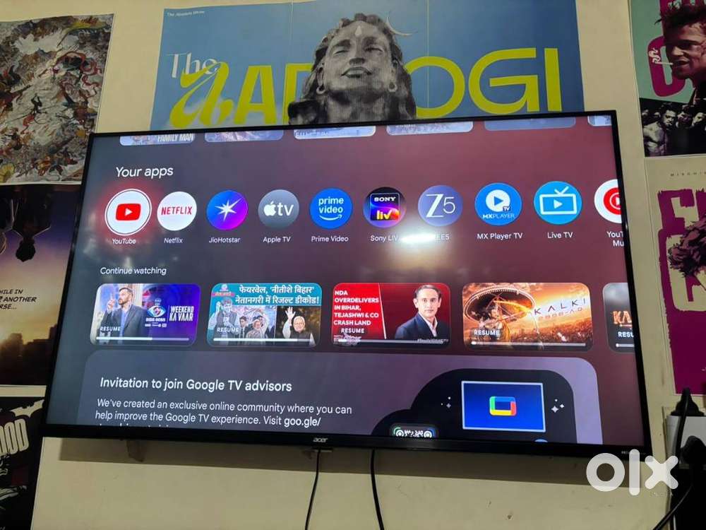 Premium Deal! Acer 43 4K TV + Zebronics Soundbar  Like New