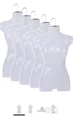 Non-Breakable Plastic Shell Women Body Mannequin Dummy