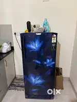 Godrej Single Door Fridge – 190L, Blue Floral Design (Excellent)