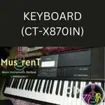 Keyboard piano on rent casio