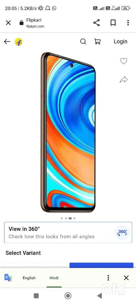 Radmi note 9 pro 4/64