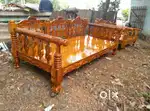 Sofa set daining tab cot teak wood wholesale basic price.3500 to 75000