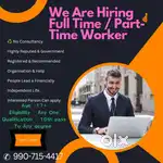 Part Time Work With Per Week Income Opportunity