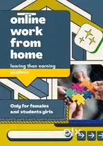Online work from home only for females
