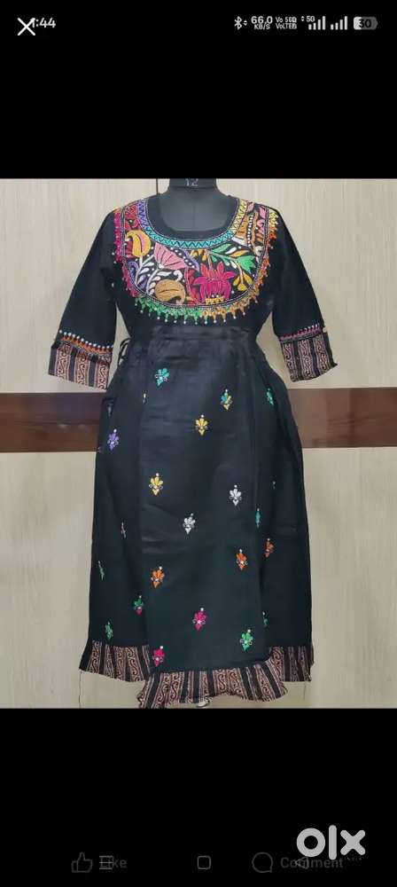Pure cotton Kantha stitched Kurti