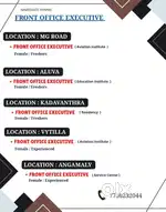 Hiring - Front Office Executive