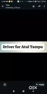 Aapko Car Chalana aata h to contact kare