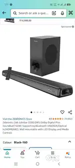 Zebronics Zeb Jukebar 9200 DWS Dolby digital plus