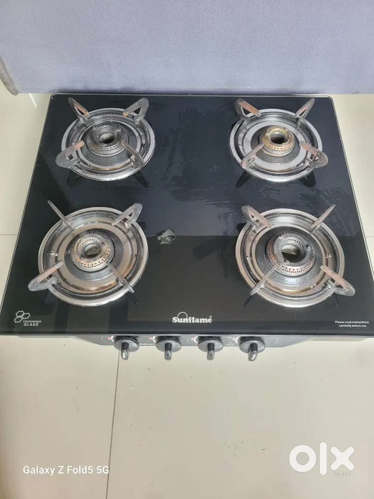Sunflame 4 Burner Gas Stove