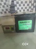 Dc inverter with Amaron battery and copper charger 12/hr capicity