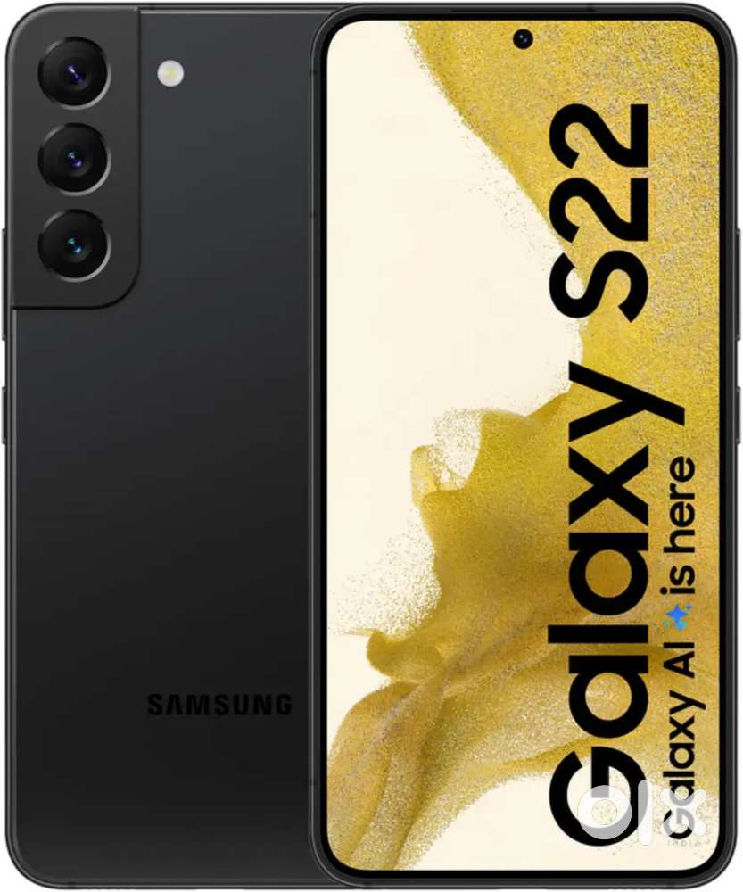 Samsung s22 256gb with box and cable