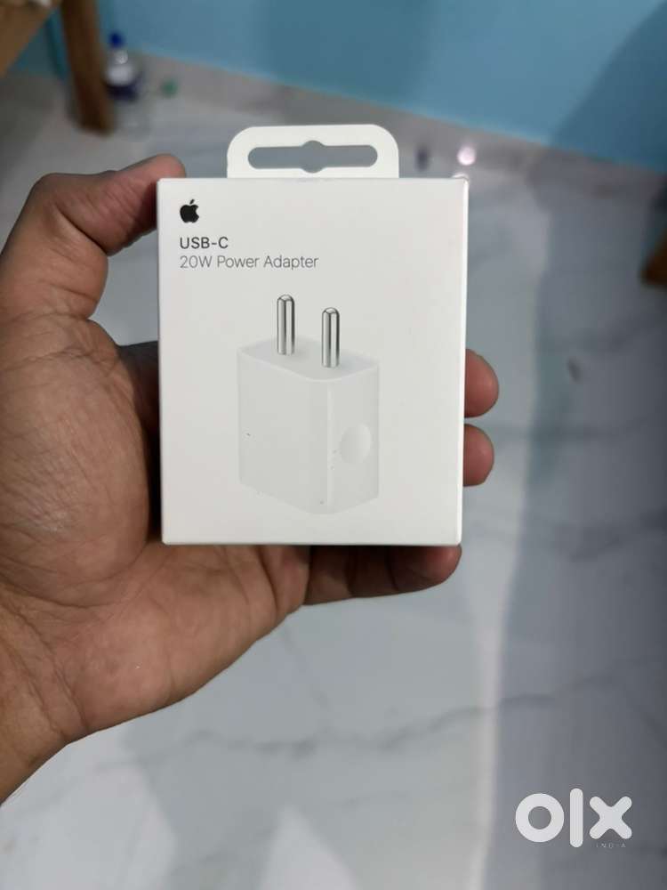 Brand new apple 20 w charger seal packed with the bill .