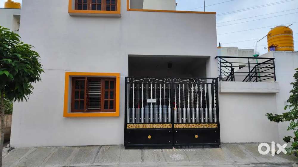 Independent house with car parking, solar and UPS