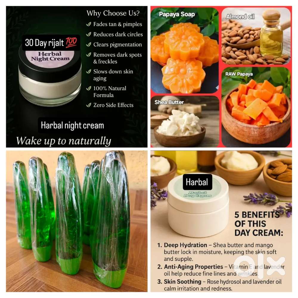 Herbal products for all type of face and hair problems