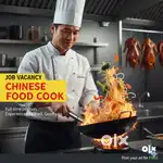 Need a chinees items cook for full time Job