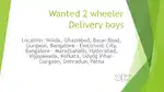 2 wheeler Delivery Boy