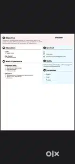 I want job in receptionist sector