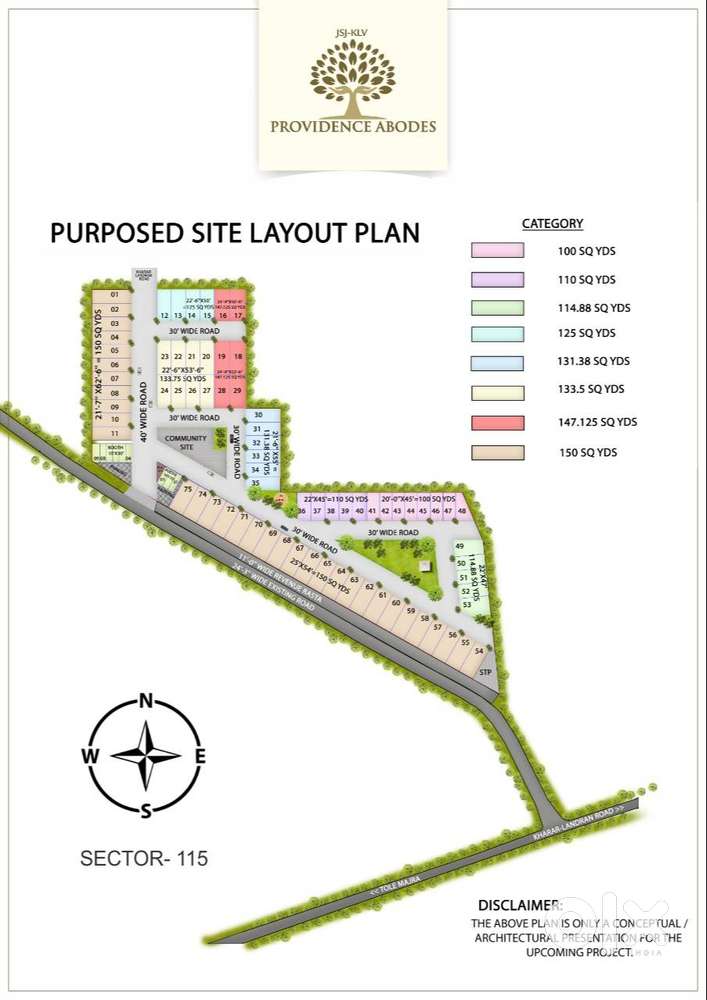 132 GAJ RERA APPROVE TOWNSHIP SALE NEAR LANDRAN MOHALI