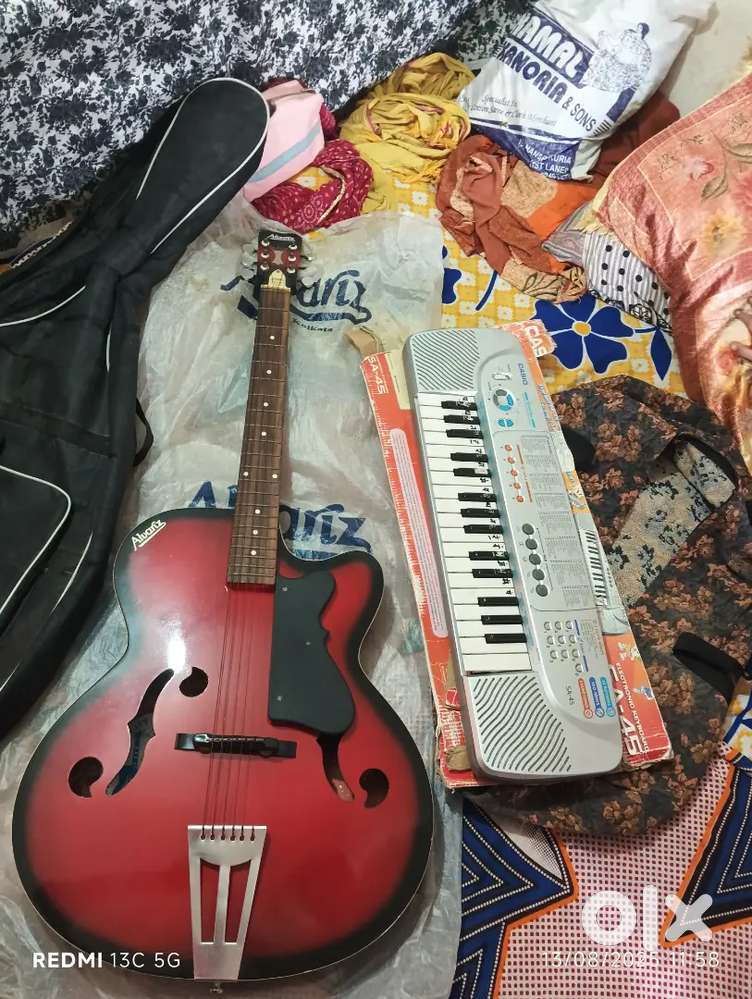 The beautiful guitar from foreign country and super mint condition