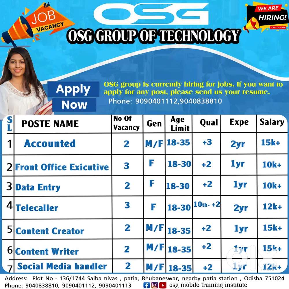 OSG urgently required many more staff
