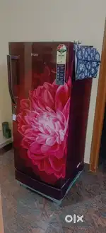 Fridge single door and washing machine Haier brand
