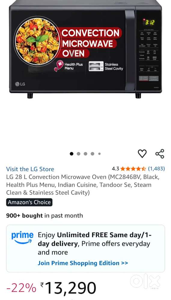 Lg Oven worth 14000
