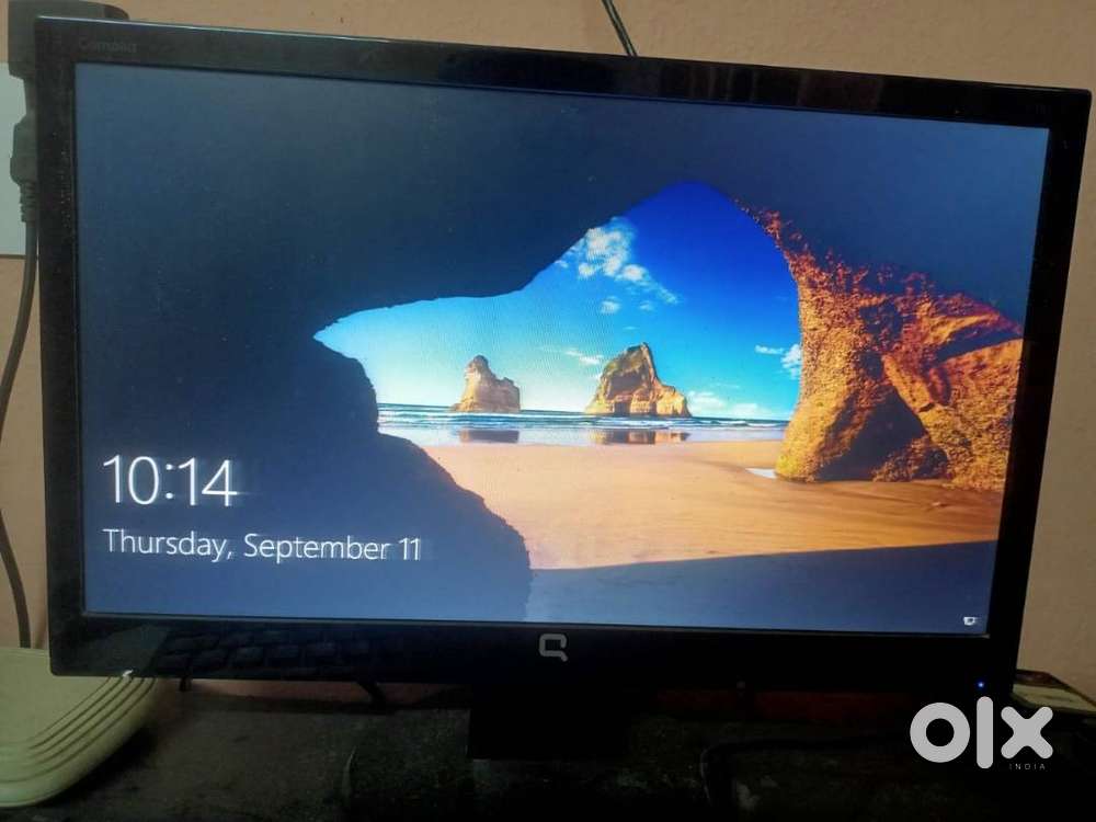 Complete Desktop Setup :Monitor + CPU(Ryzen) UPS + Keyboard