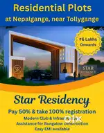 Plots available in gated society. 6,00,000/- per Katha
