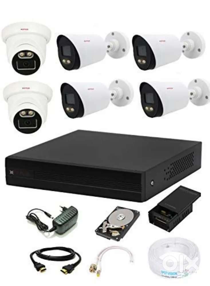 6 cctv camera setup