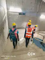 Wire pulling electricians