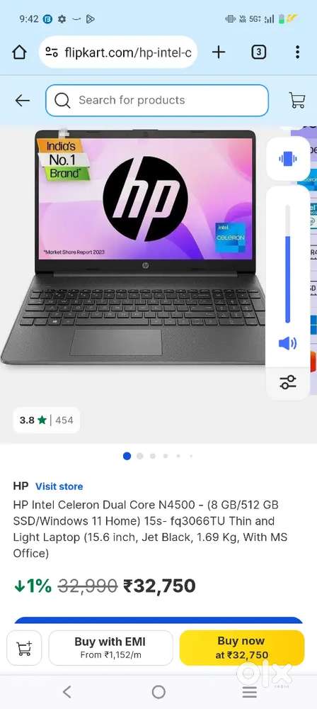 New  alike condition. No  scratches 29000   laptop only 20000