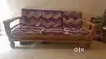 Good condition of teakwood sofa set for sale in karvenagar