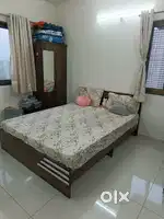 Queen size mattress - 5 inch thick, excellent condition, hardly used