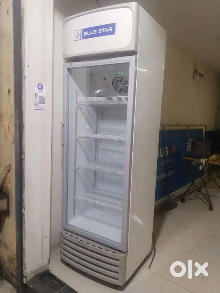 Blue star glass door fridge