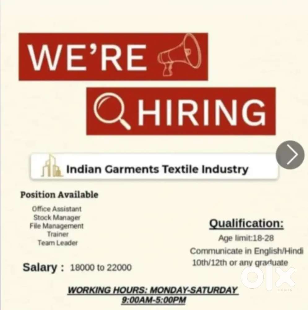 Garments industry