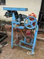 Detergent cake making machine with die