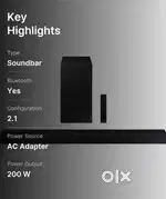 Samsung 200 W soundbar