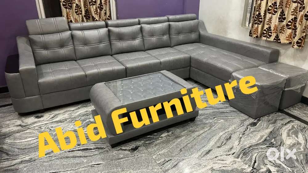 Latest design l shape corner sofa set 3 years warranty MA03