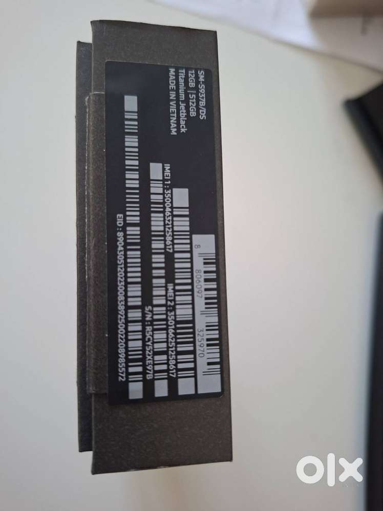 S25 Edge 12 GB/512 GB Titanium Jet-black Dual SIM