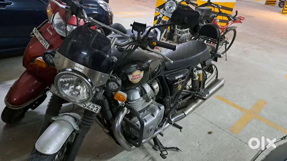 First edition Royal Enfield Interceptor 650 with performance mods.
