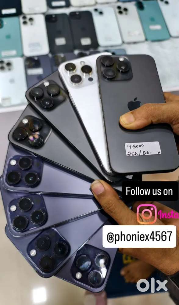 IPhone 14 pro max 256 gb with 100days checking guarante at phoneix4567