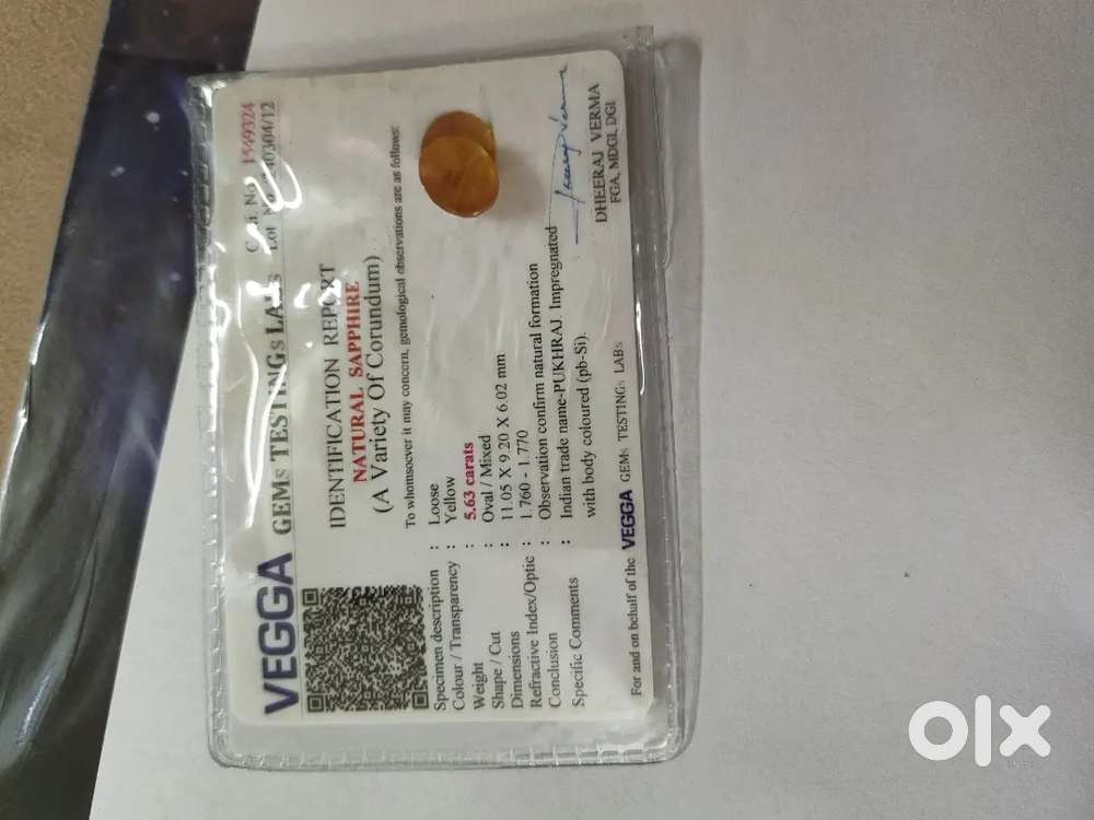 Original Pukhraj 5.63 carats