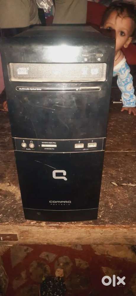 Compaq Desktop CPU + Luminous UPS for Sale