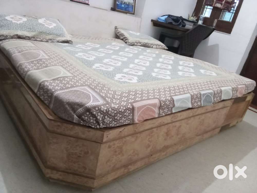 Wooden bed with matters for sale