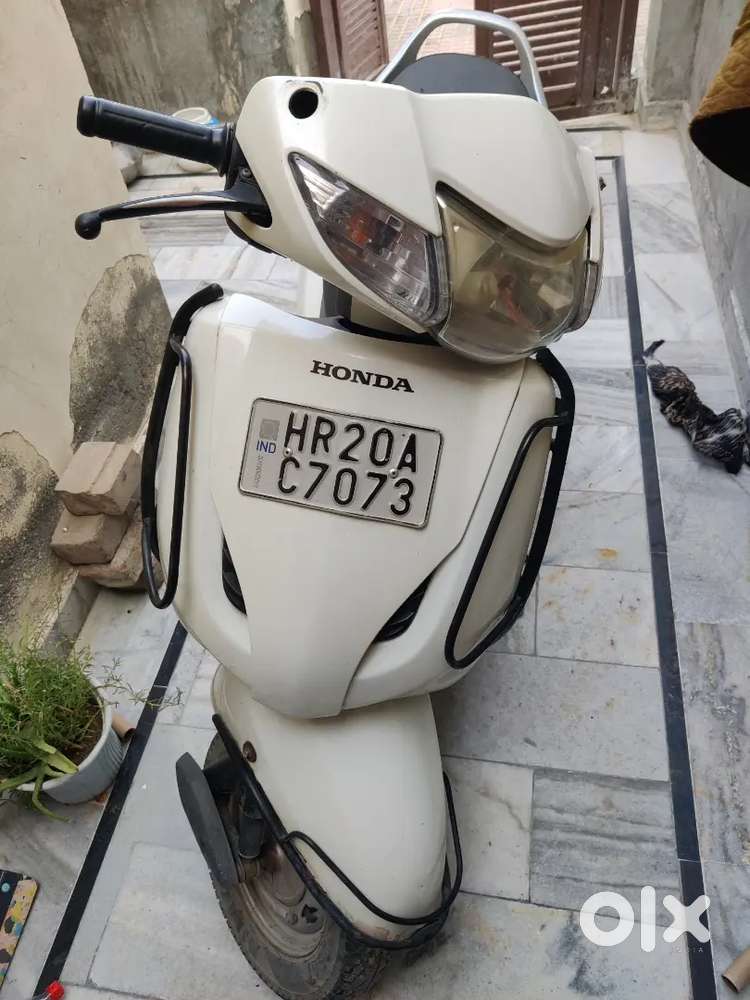 Old parts shine bright original white colour